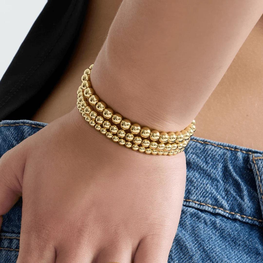 Bracelet Beaded Elastic Waterproof Jewelry